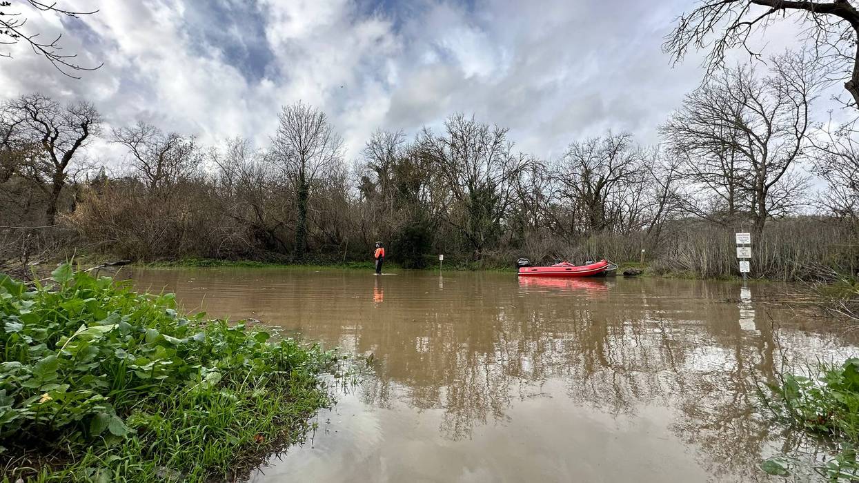 The outlook isn't too concerning for flooding on the river right now, according to Chuck Franceschi, an engineer with the Sonoma County Fire District.