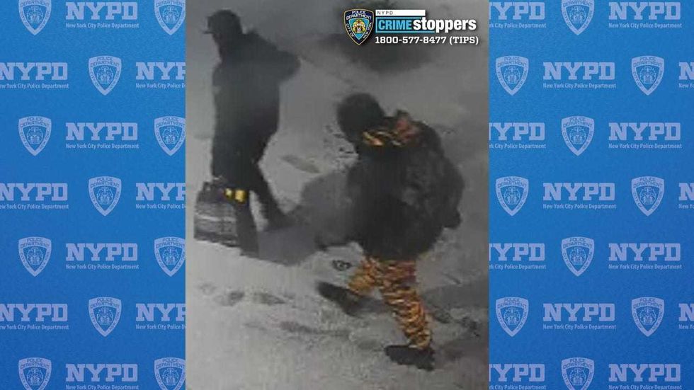 The pair fled the scene with the victim