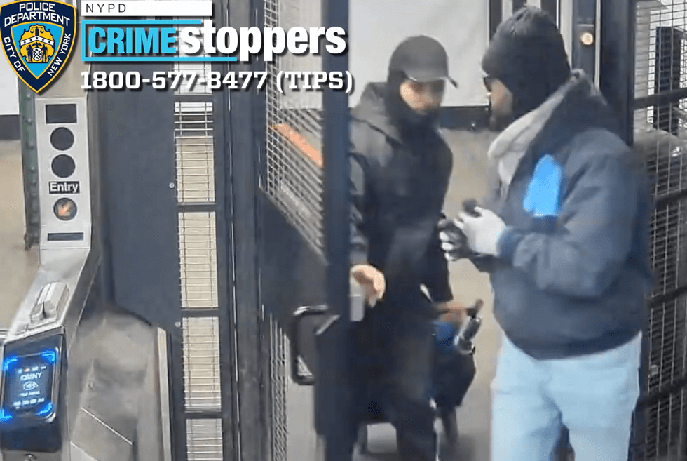 The pair made off with $225,000 worth of merchandise, police said