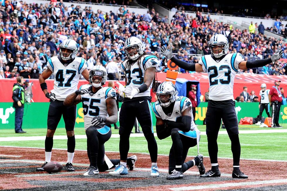 The Panthers secondary "Thieves Avenue" in 2019