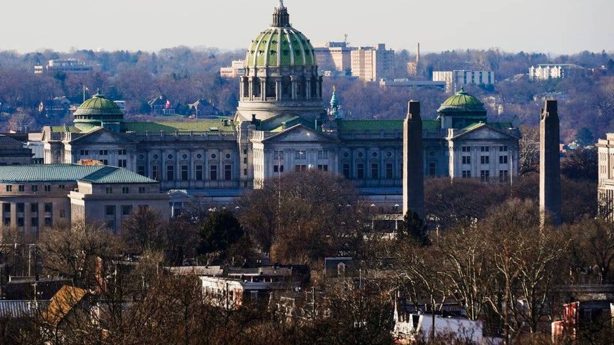 The Pennsylvania Capitol is viewed Dec. 16, 2021, in Harrisburg, Pa. Lawmakers are trying to keep students in schools while officials and parents settle disputes about residency, through a measure that passed the Pennsylvania House of Representatives, Monday, Nov. 13, 2023.