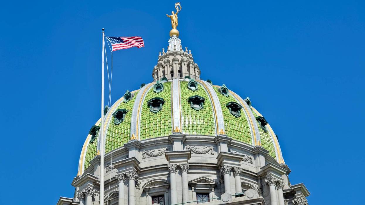 The Pennsylvania State Capitol.