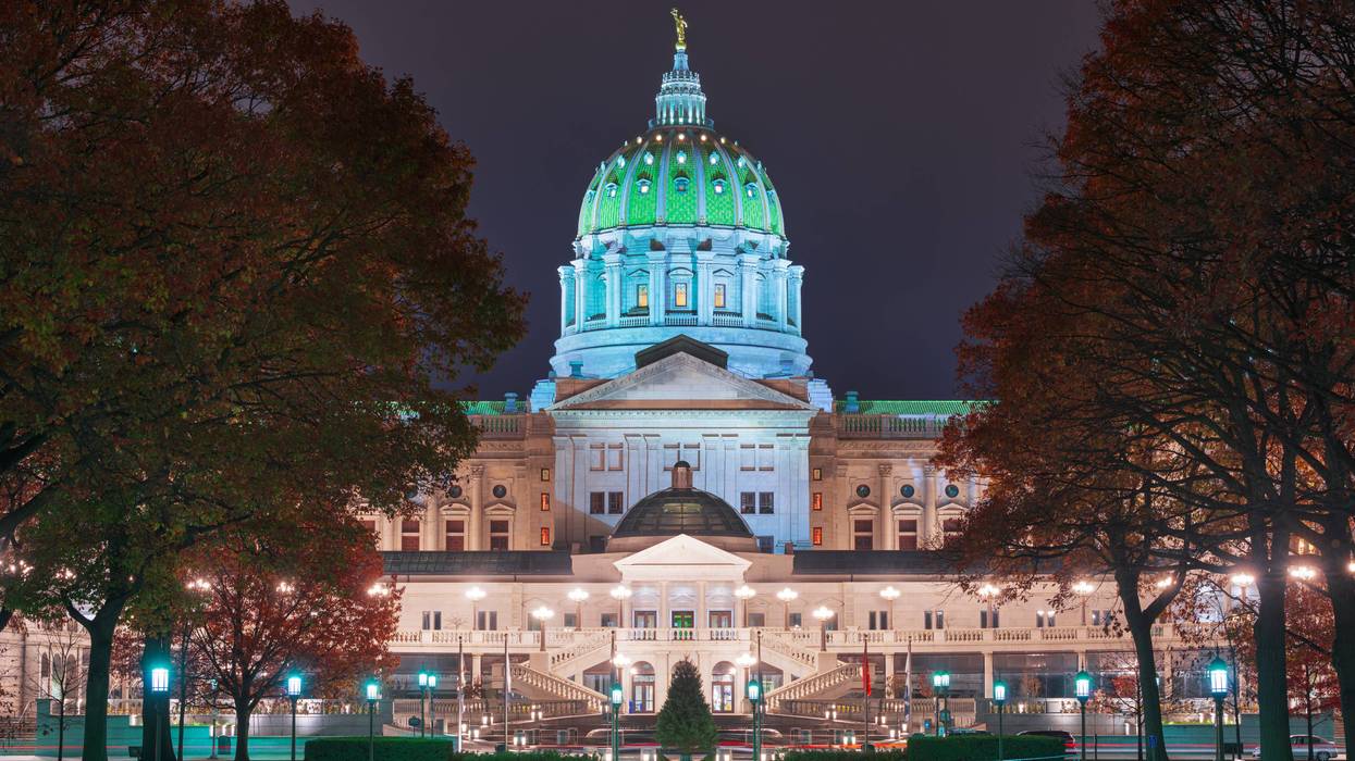 The Pennsylvania State Capitol.