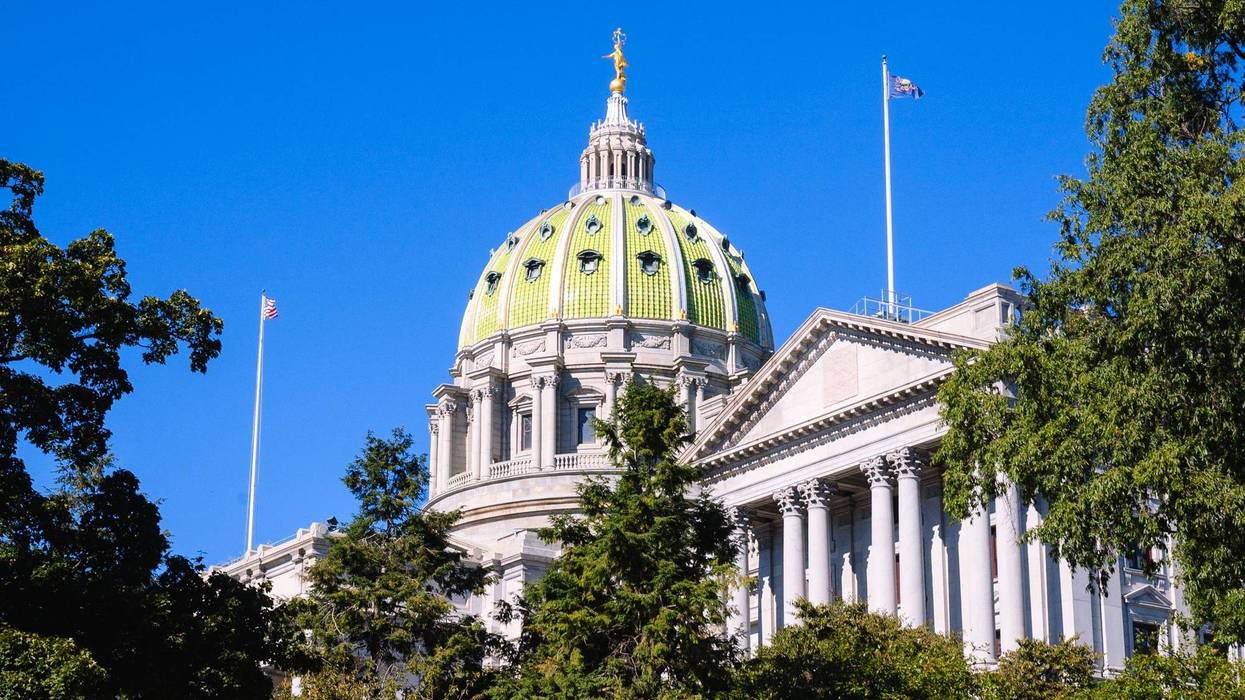 The Pennsylvania State Capitol.