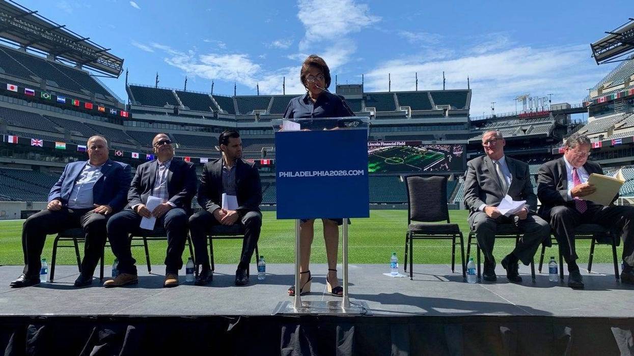 the Philadelphia Convention and Visitor's Bureau has an update on the city's bid to be one of 16 North American host cities for the 2026 FIFA World Cup.
