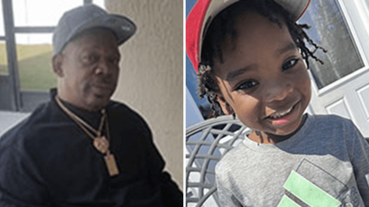 The Philadelphia Police Department is asking the public to help find a missing 3-year-old boy, Khali “Ubba” Mercer, and his grandfather, 62-year-old Charles “Chuck” Eure.