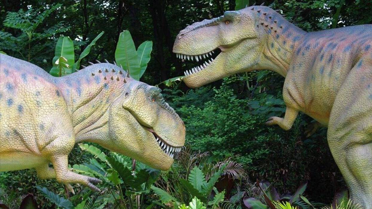 The Philadelphia Zoo is preparing to reopen with a new exhibit featuring 24 life-sized animatronic dinosaurs.