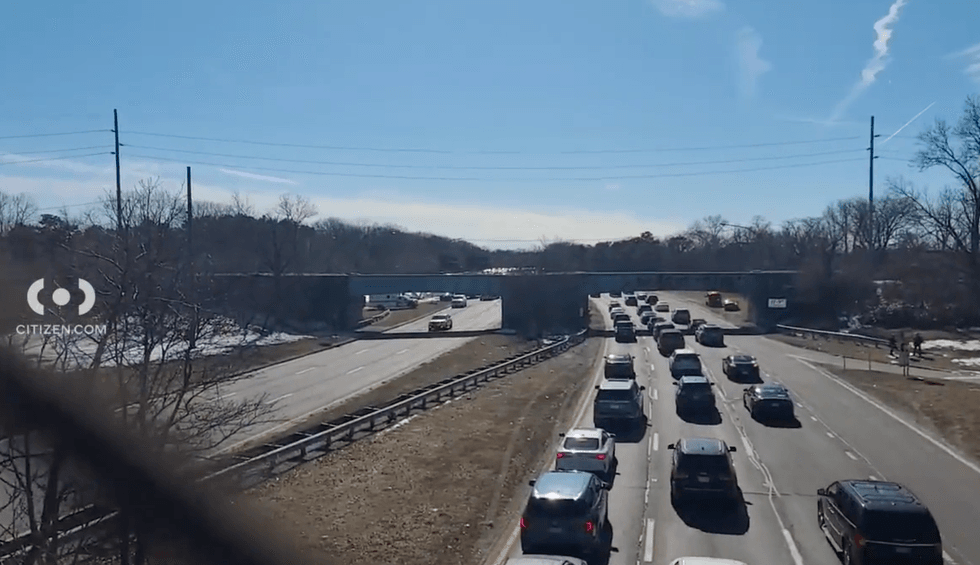 The plan made an emergency landing on a stretch of the Southern State Parkway just south of Republic Airport