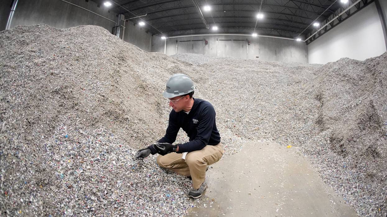 The plastics industry says there is a way to help solve the crisis of plastic waste plaguing the planet's oceans, beaches and lands— recycle it, chemically.