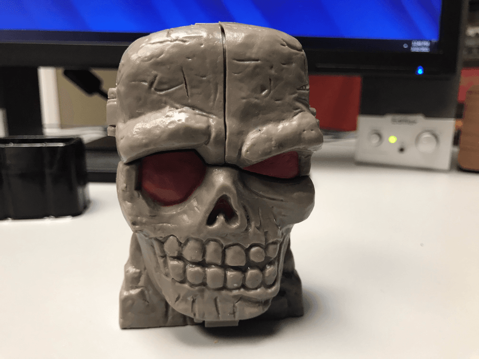 The playset out of the package