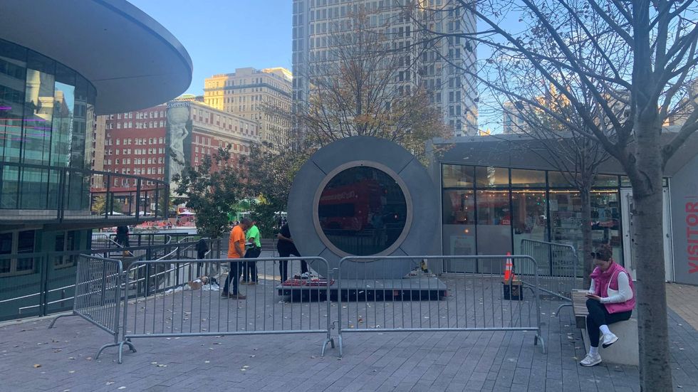 The Portal has been relocated within LOVE Park.