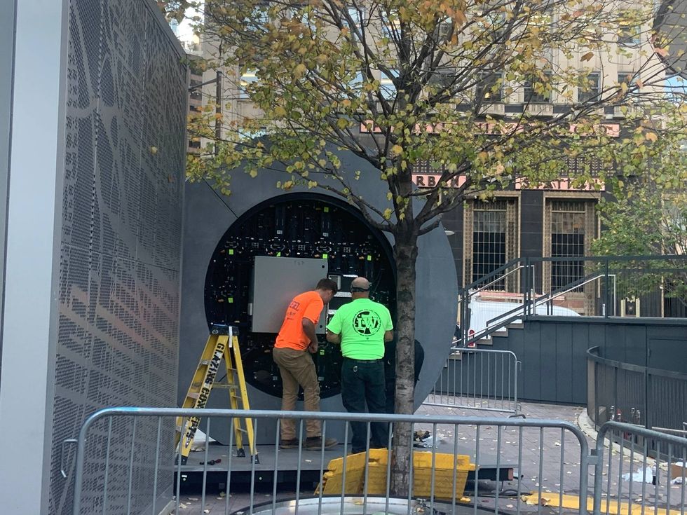 The Portal has been relocated within LOVE Park.