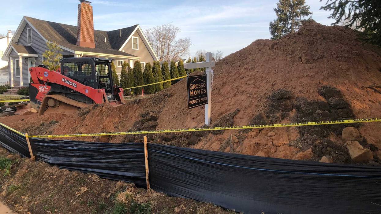 The property on Narrumson Road in Wall Township where the remains were found, as seen on March 13, 2024