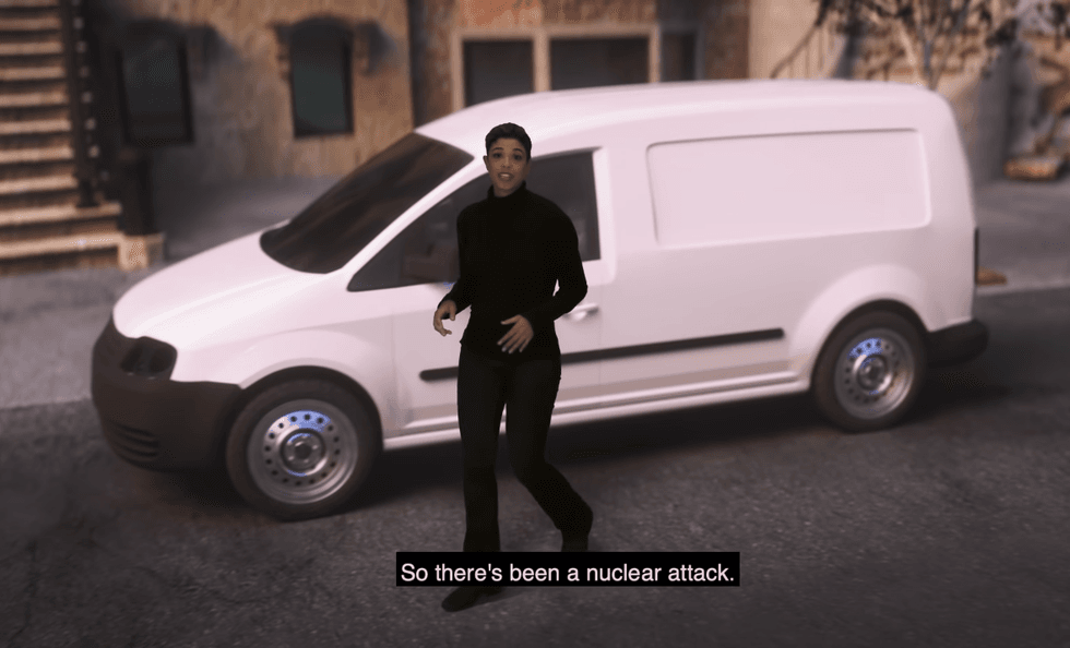 The PSA says New Yorkers can take three "key steps" in the immediate aftermath of a nuclear attack