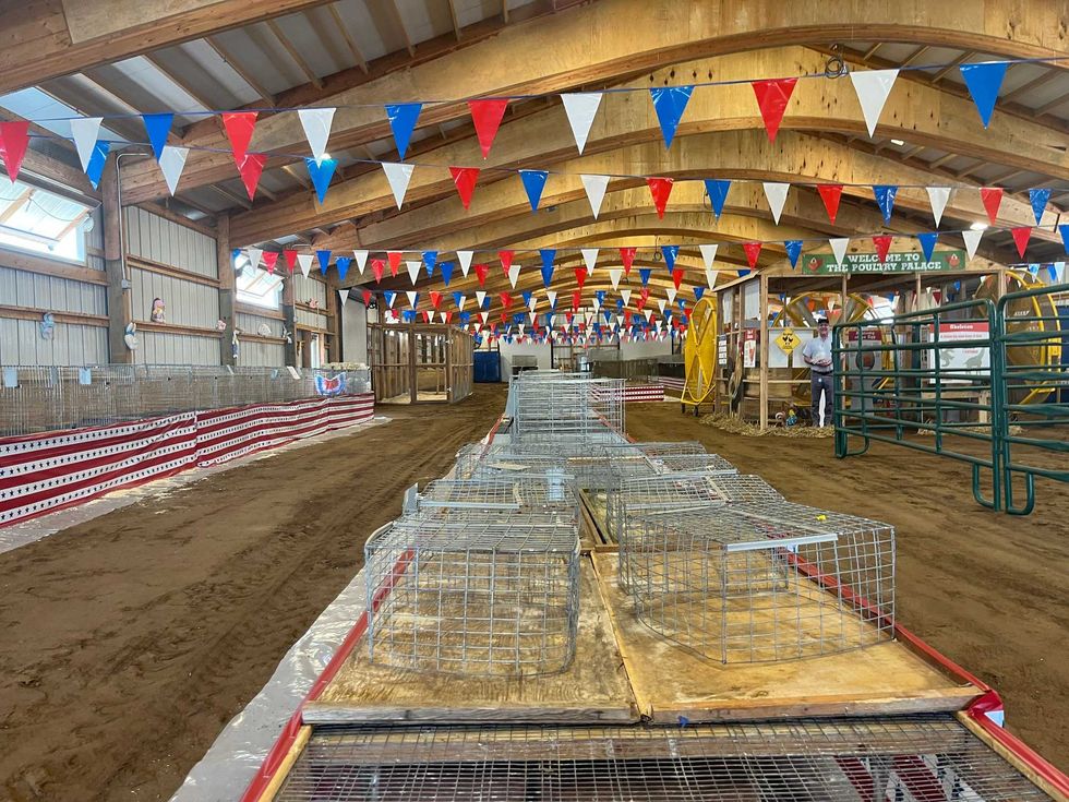 The Rabbit Barn at the Erie County Fair