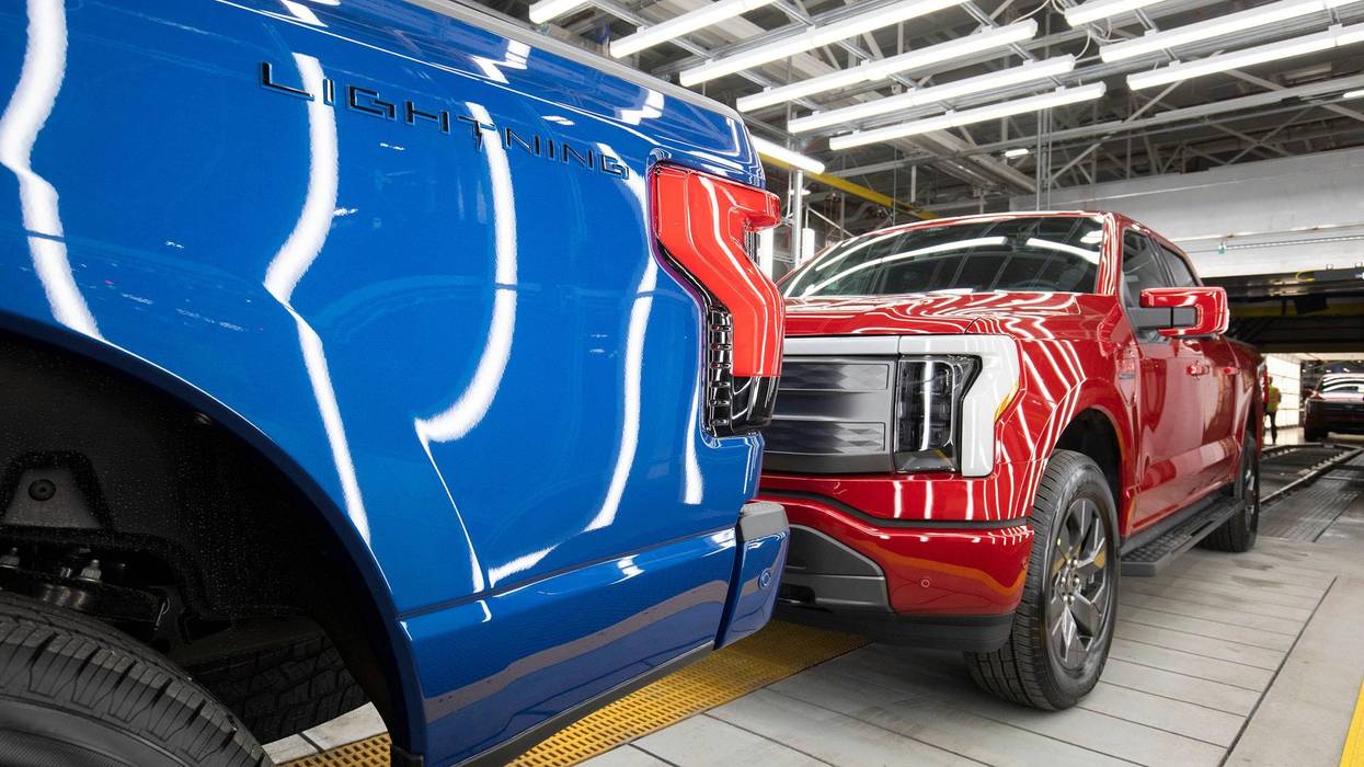 The recall, announced by the Dearborn automaker on Monday, surrounds the EVs tire pressure monitoring system -- the recall only applies to certain 2022 trucks that were delivered with 20" or 22" all-season tires.