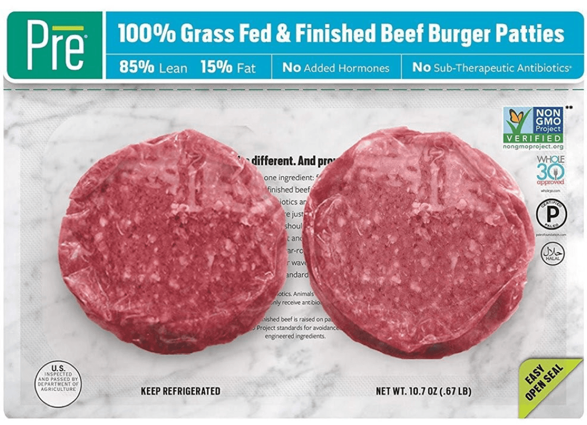 The recalled beef patties from Weinstein Wholesale Meats.