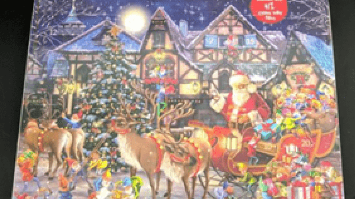 The recalled calendars from Lidl.