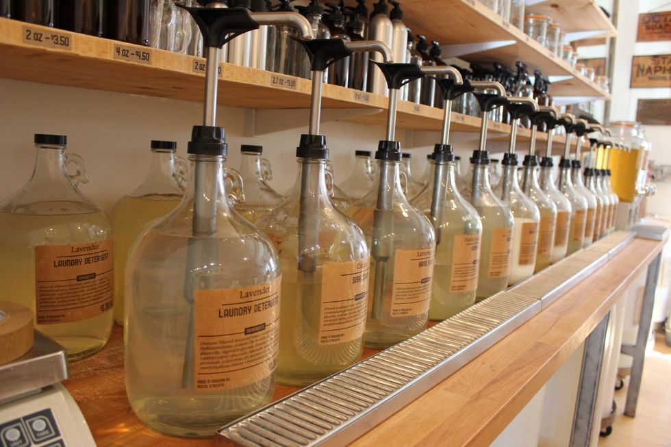 The refill bar at Good Buy Supply.