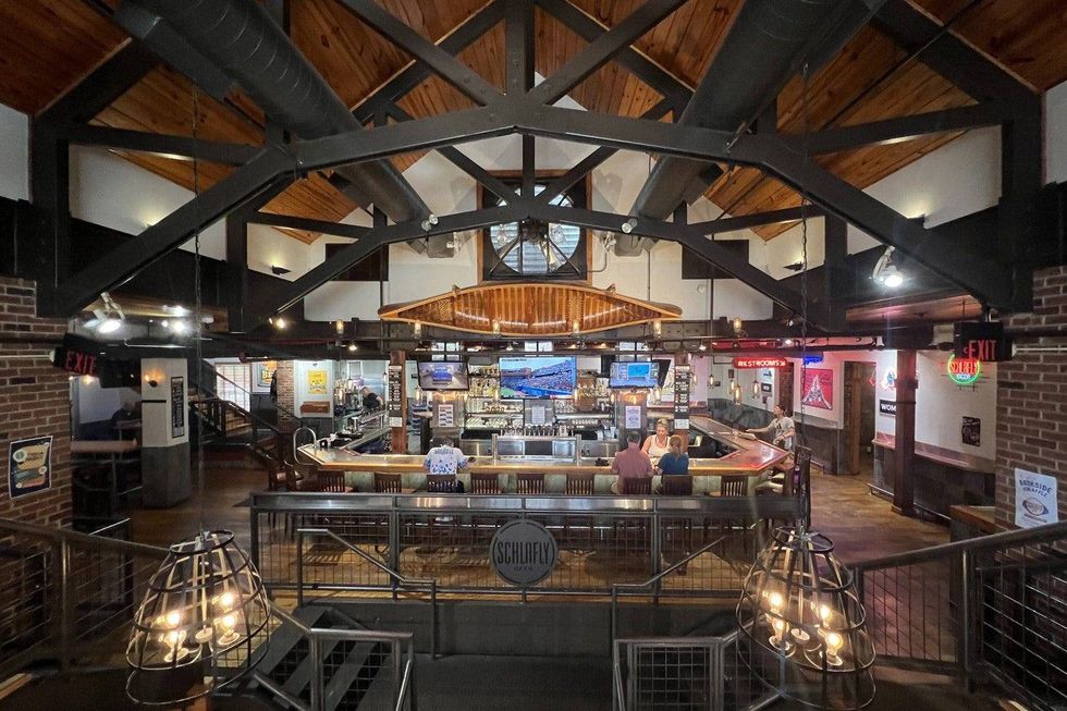 The remodeled interior of Schlafly Bankside in St. Charles