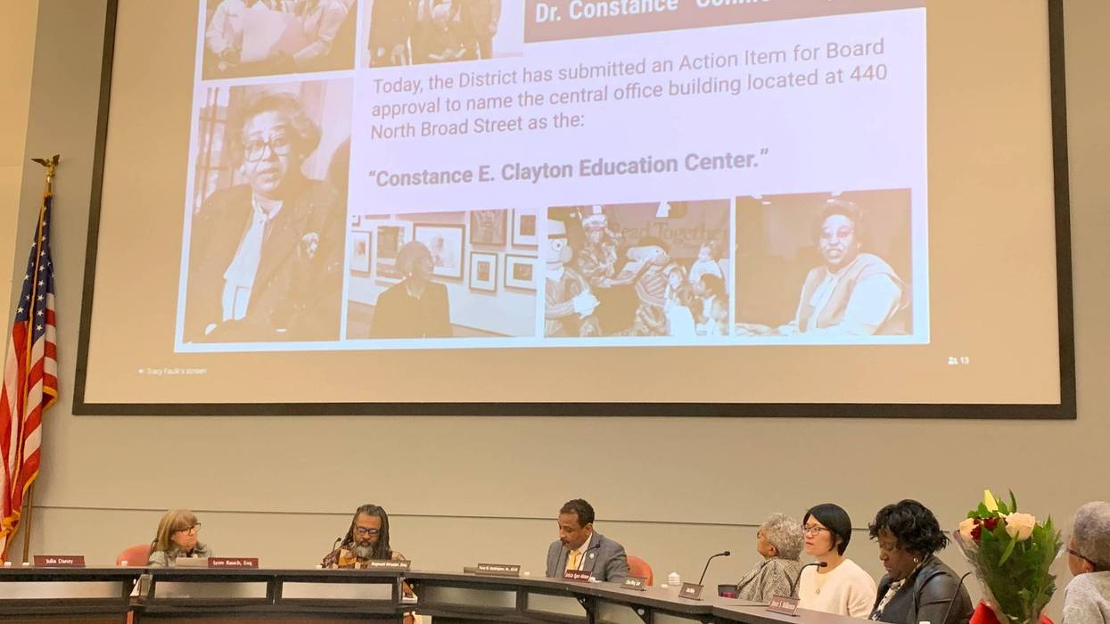 The renaming of school district headquarters was announced at Thursday’s school board meeting
