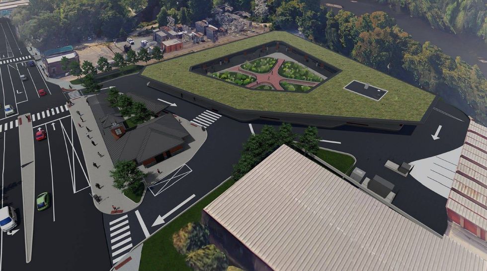 The renovated and expanded Wissahickon Transportation Center will have larger, ADA-compliant boarding areas for passengers and break rooms and restrooms for bus operators.