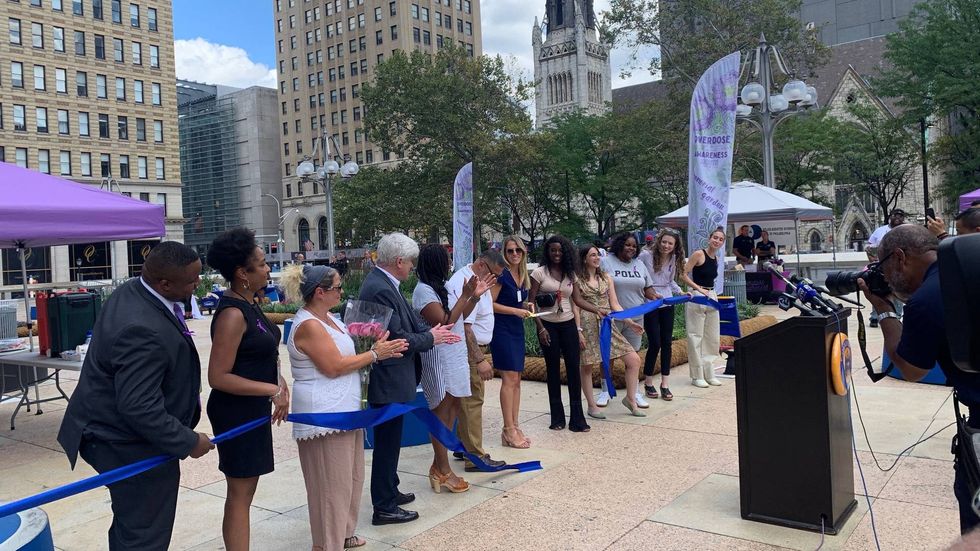 The ribbon-cutting for Philadelphia