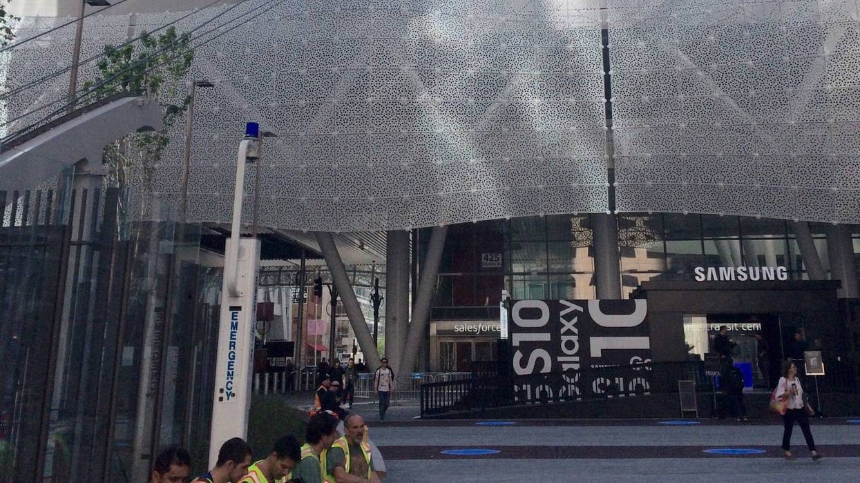 The Salesforce Transit Center in downtown San Francisco.