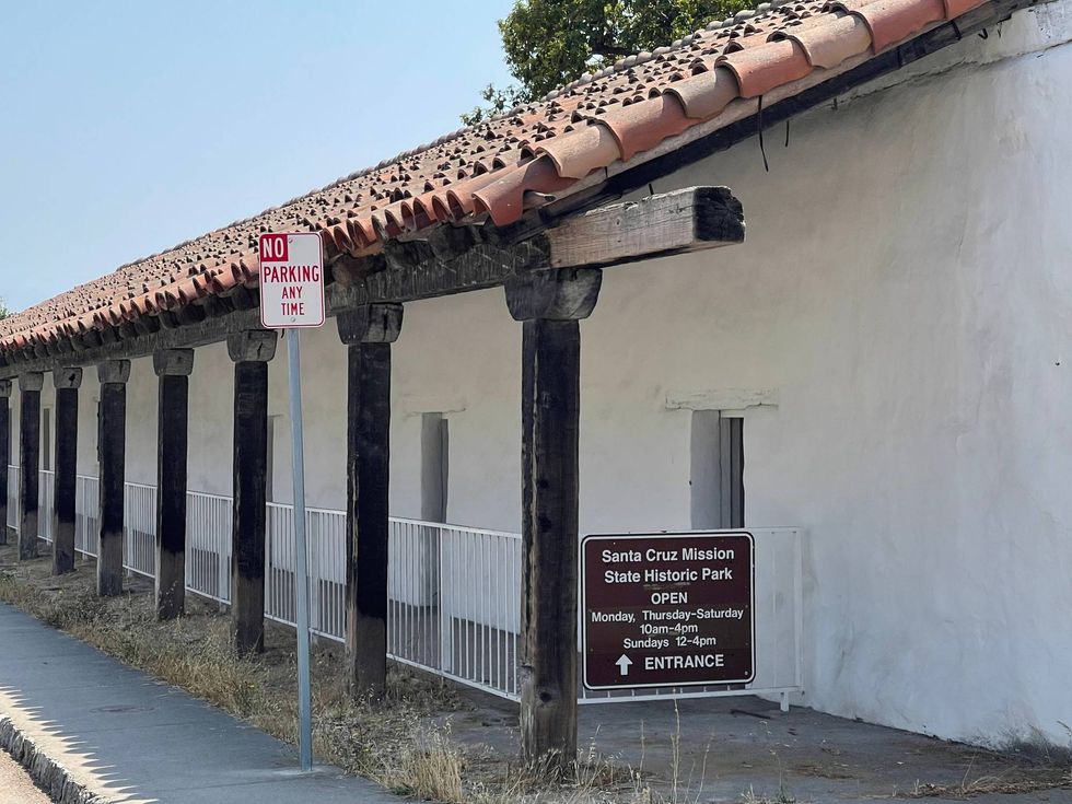 The Santa Cruz Mission State Historic Park.
