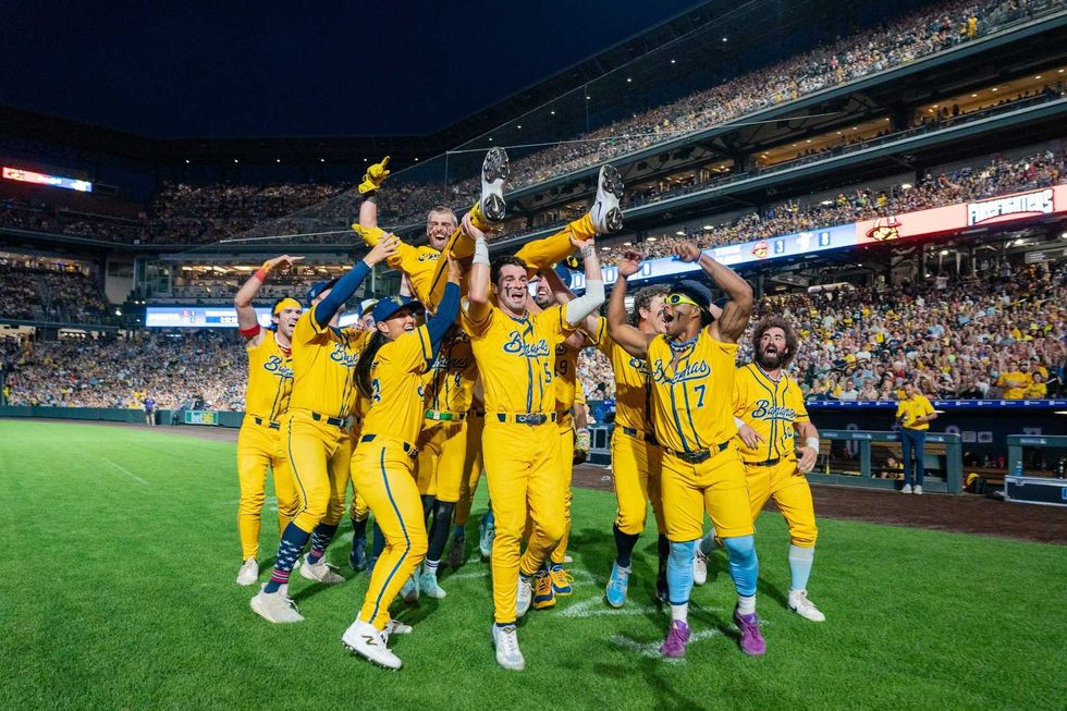 The Savannah Bananas entertain the crowd