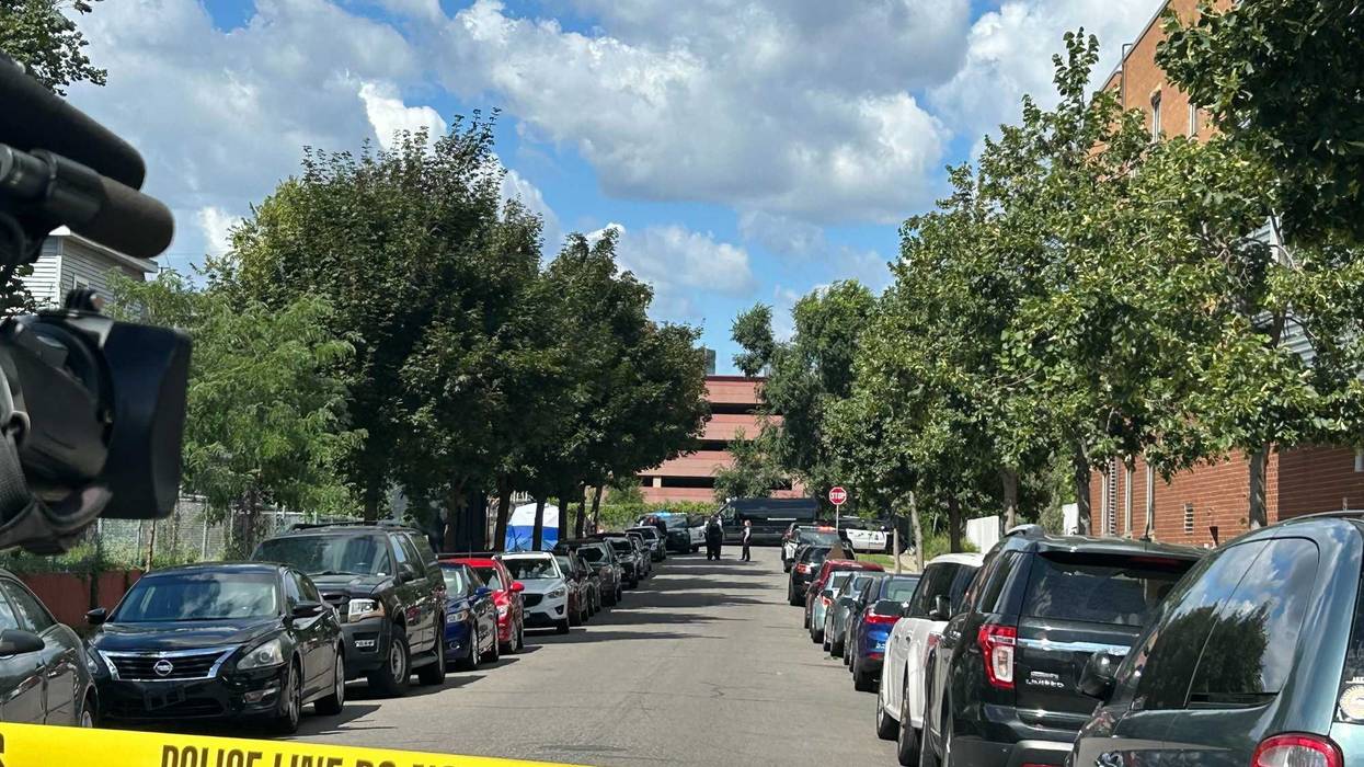The scene in south Minneapolis Tuesday afternoon, after the first of three deadly shootings in the city in less than 24 hours.