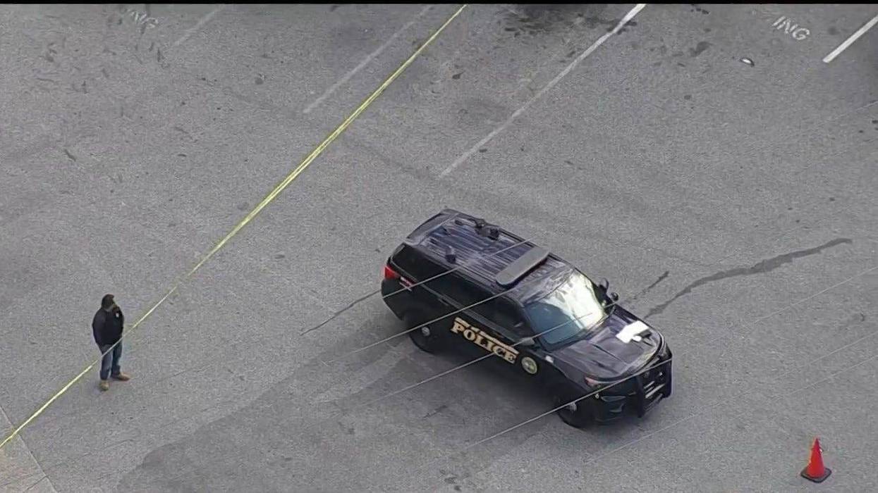 The scene of the stabbing of a Coatesville Police officer.