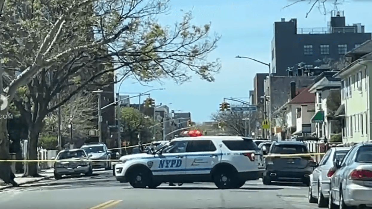 The scene where a 74-year-old woman was struck and killed by a vehicle on April 16, 2024.