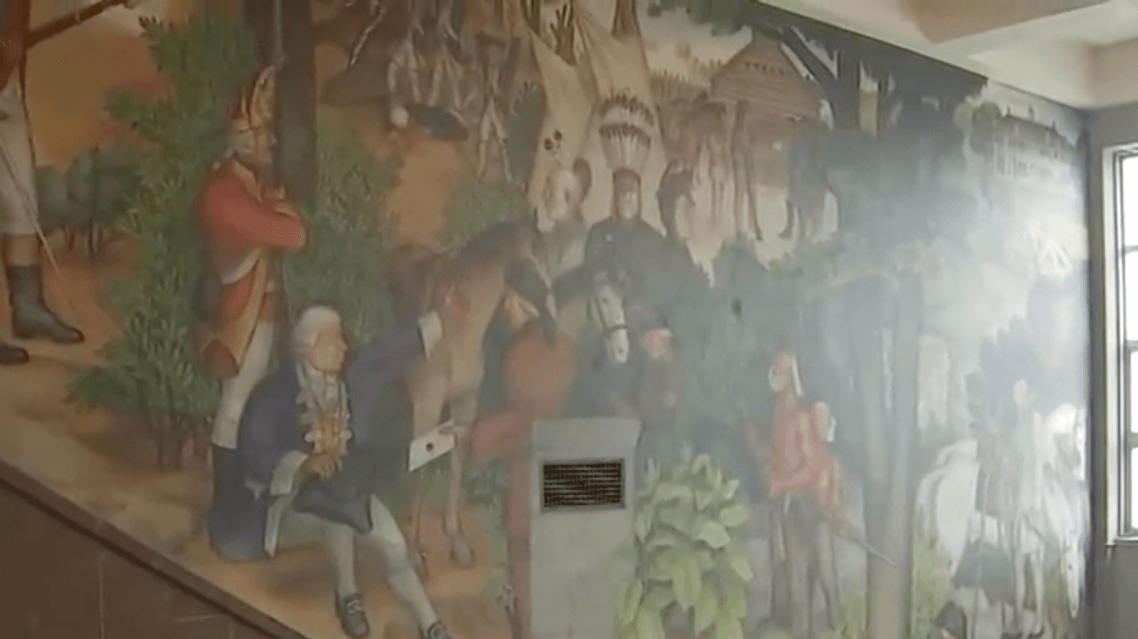 The school board for San Francisco public schools voted to cover up this mural at Washington High School.
