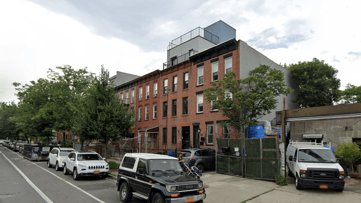 The scooter struck the SUV on Dean Street, between Albany and Troy avenues, in Crown Heights on Wednesday evening