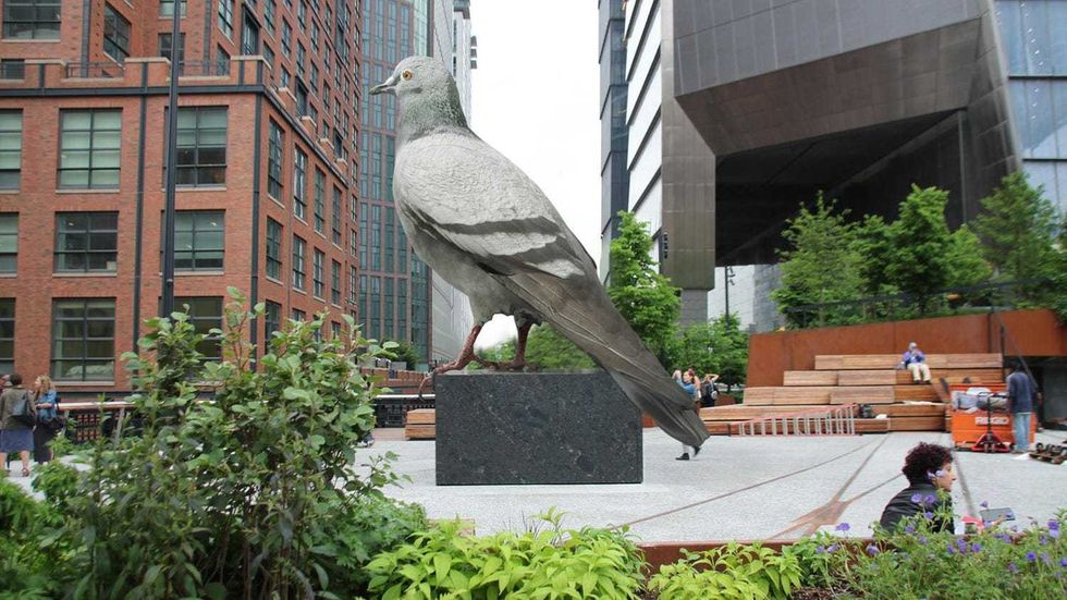 The sculpture