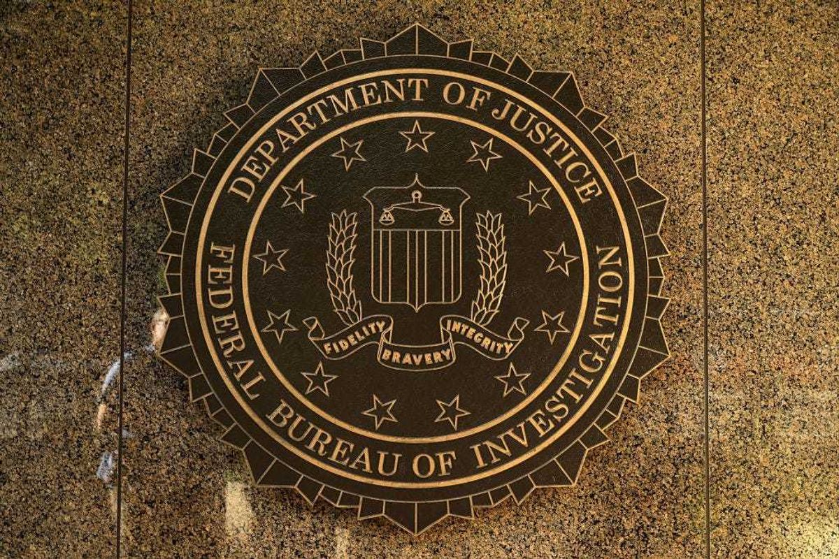 The seal of the Federal Bureau of Investigation hangs on the outside of the bureau's Edgar J. Hoover Building May 9, 2017 in Washington, DC.
