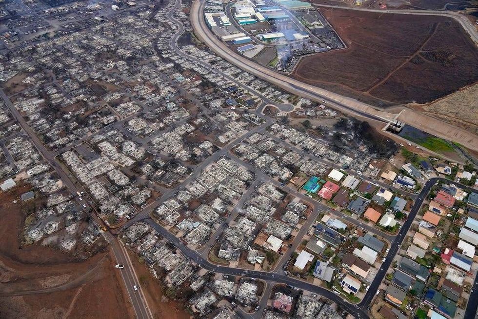 The search of the wildfire wreckage on the Hawaiian island of Maui on Thursday revealed a wasteland of burned out homes.