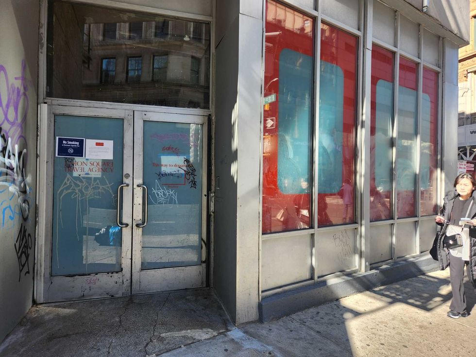 The second, slightly larger storefront that currently sits empty. Come June, this will become USTA