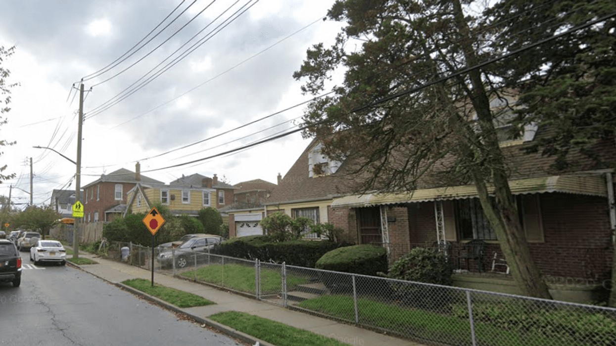 The section of 136th Street, where a 17-year-old girl was fatally shot on Friday.