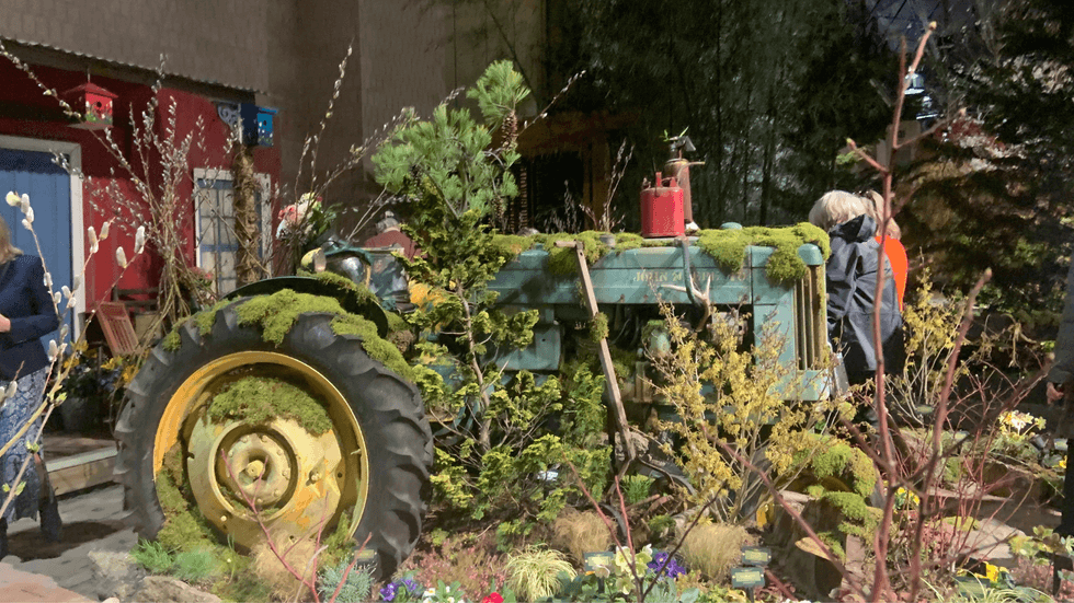 The "Seeds of Us" exhibit created by Saul High School of Agricultural Sciences