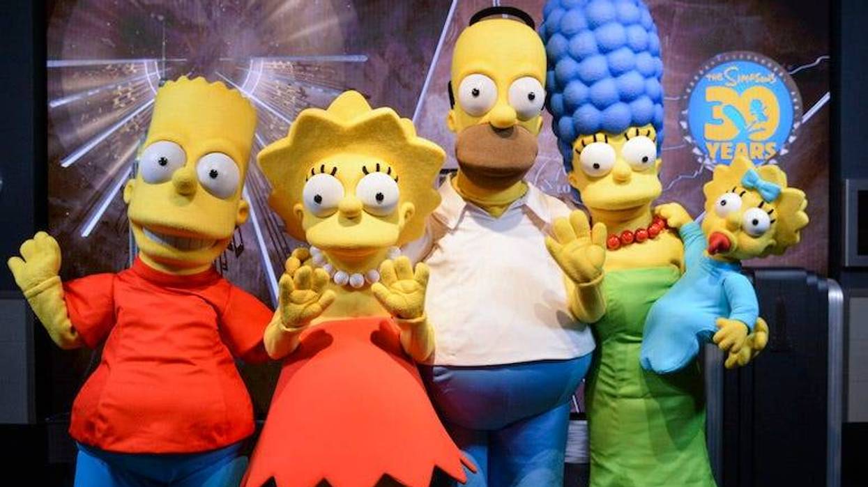 The Simpsons costumed characters