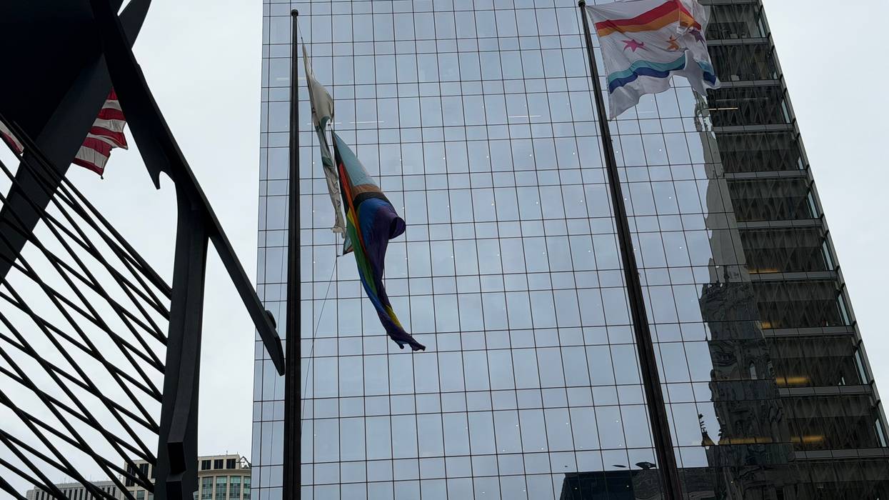 Chicago, Cook County leaders kick off Pride Month with annual raising of Progress Pride Flag downtown
