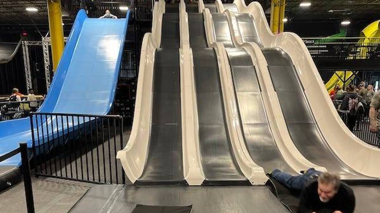 The slides at Slick City Action Park in Chesterfield are a great way to burn off energy on a hot or rainy day