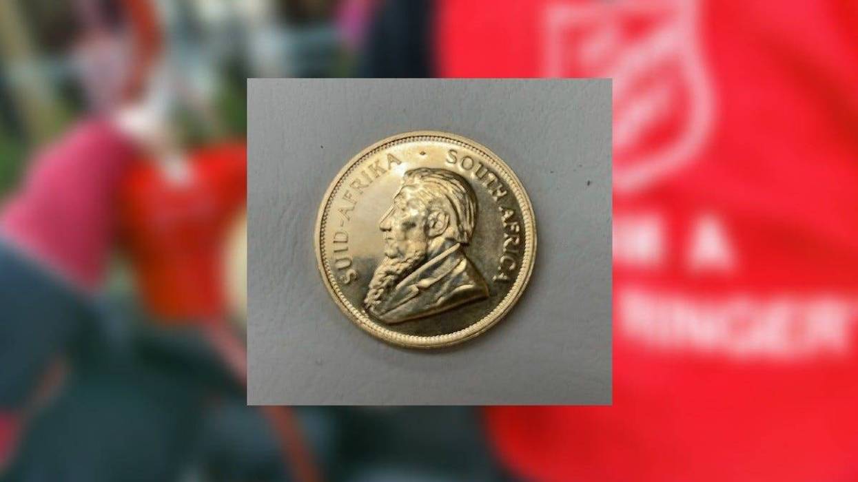 The South African Krugerrand donated in St. Clair Shores
