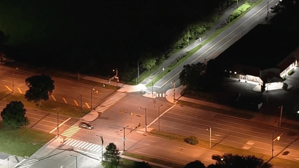 The South Philadelphia intersection where an off-duty police officer died in a motorcycle crash on May 24, 2022.