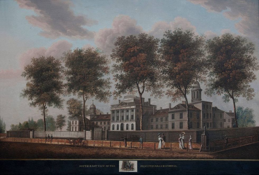 The southeast view of the Pine Building.