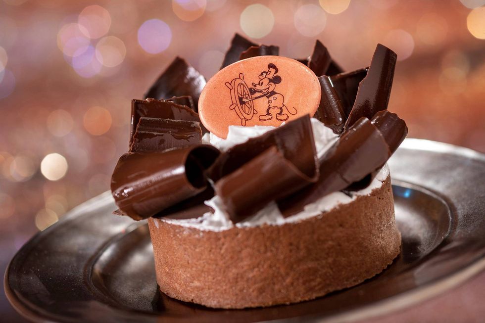 The special food and beverage offerings for the 50th Anniversary of Walt Disney World are full of whimsy and EARidescent shimmer. Many are also inspired by Walt’s personal recipes, beloved Disney characters, nostalgic dishes, and Disney attractions past and present, like the Pressed Penny Silk Pie available at Casey’s Corner at Magic Kingdom Park at Walt Disney World Resort in Lake Buena Vista, Fla. (Kent Phillips, photographer).