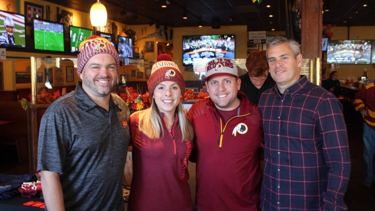 The Sports Junkies Pregame Show is on to Glory Days Grill in Stone Ridge before the Redskins faced the Falcons.