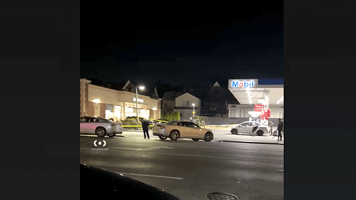 The stabbing happened near the Mobil gas station on Coney Island Avenue in Midwood on Saturday night